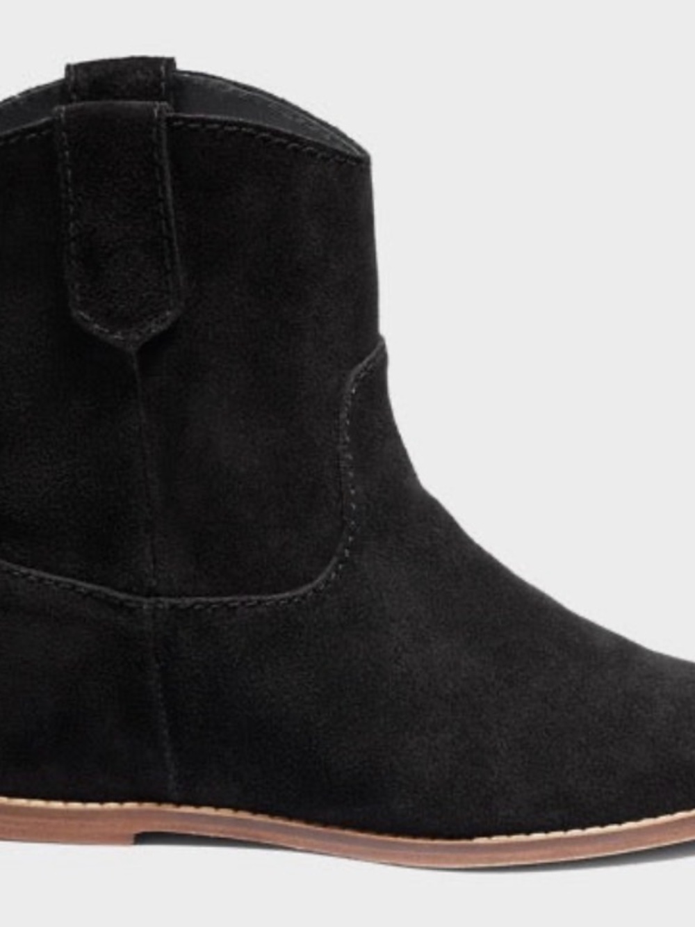 Nisolo Black Suede booties size 8 NWT - Picture 5 of 5